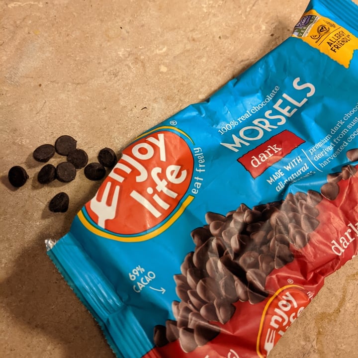 photo of Enjoy Life Dark Chocolate Morsels shared by @natcoops on  05 Nov 2020 - review