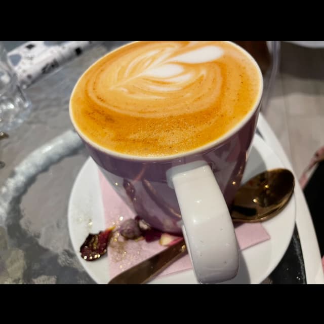 Photo of the dish “Red Cappuccino with Almond milk”