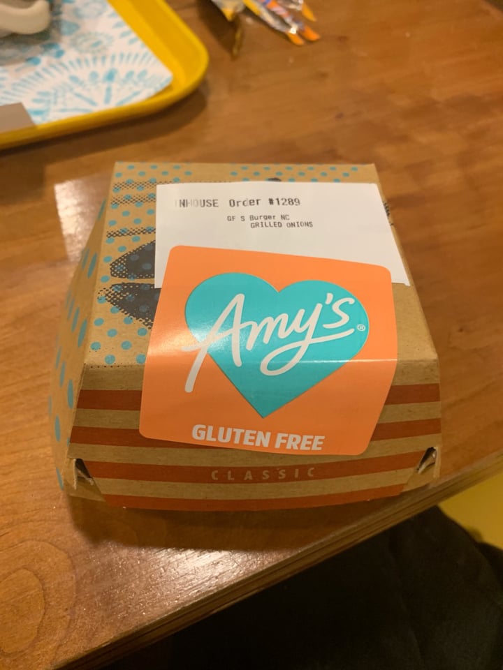 photo of Amy's Drive Thru Single (Gf/Vegan) shared by @clairecancook on  23 Jul 2019 - review