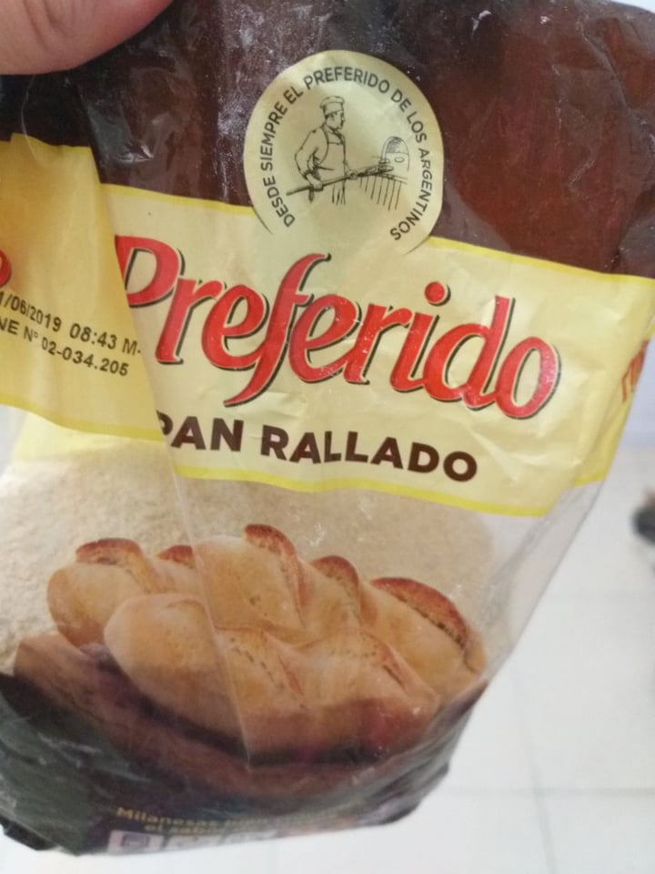 photo of Pan Rallado Pan rallado Preferido shared by @beluculac on  30 Jul 2019 - review