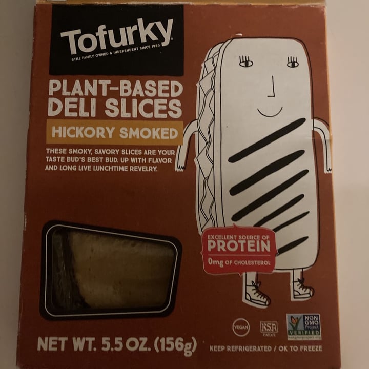 photo of Tofurky Plant Based Deli Slices Hickory  Smoked shared by @jdubluv5 on  17 Aug 2021 - review