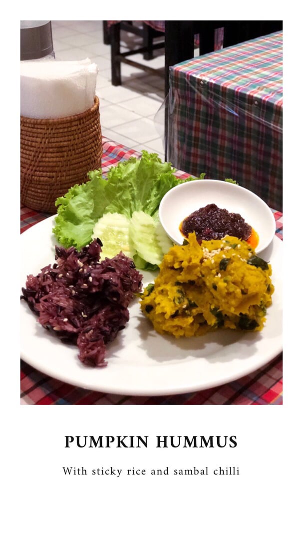 review photo of May Kaidee Tanao Vegetarian Pumpkin Hummus shared by @healthyfoodlady on 29 Sep 2018 - review