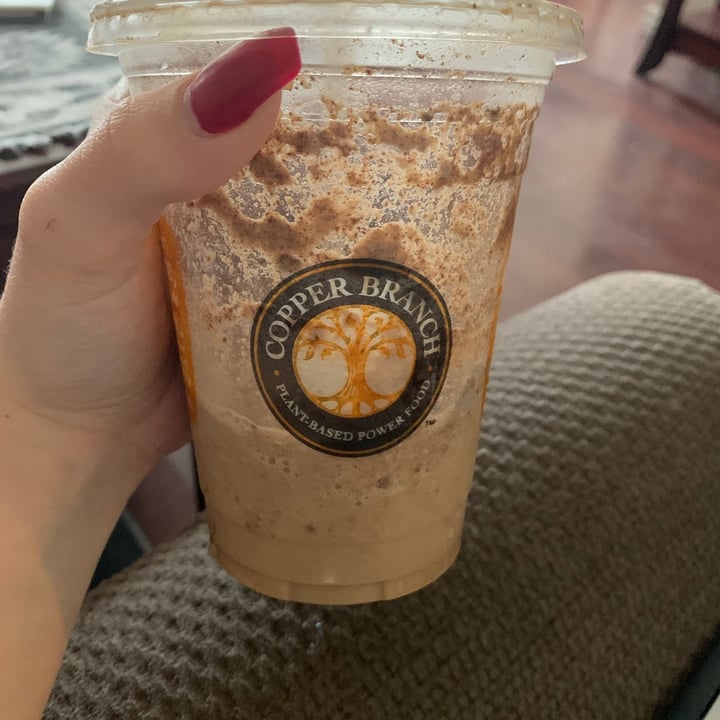 photo of Copper Branch Chocolate chip iced cappuccino shared by @deathoverdecaf on  10 Apr 2021 - review
