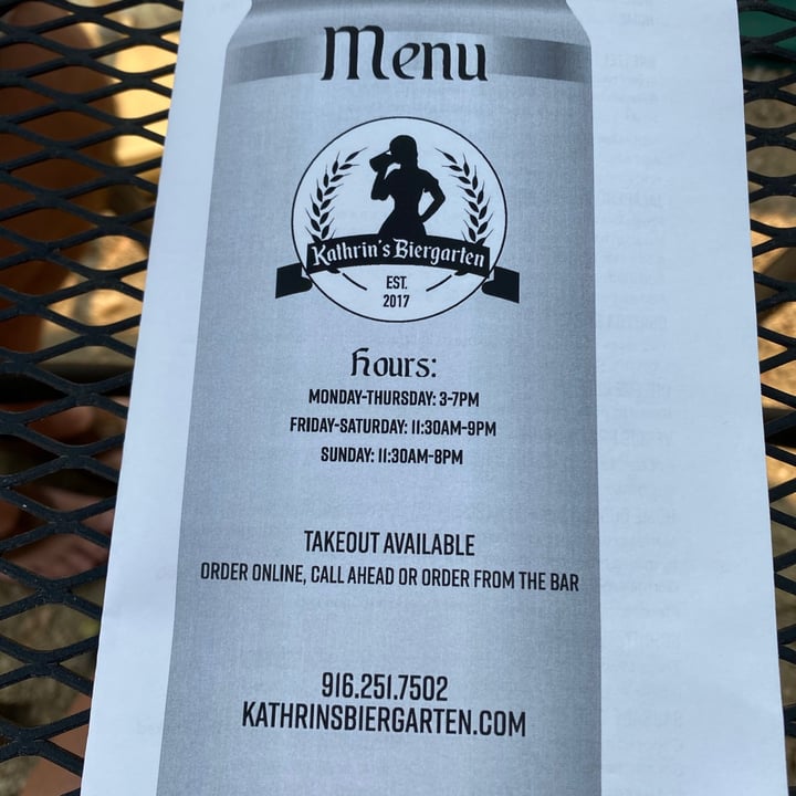 review photo of Kathrin's Biergarten Beyond Sausage In Pretzel Bun shared by @peggym912 on 21 Aug 2020 - review