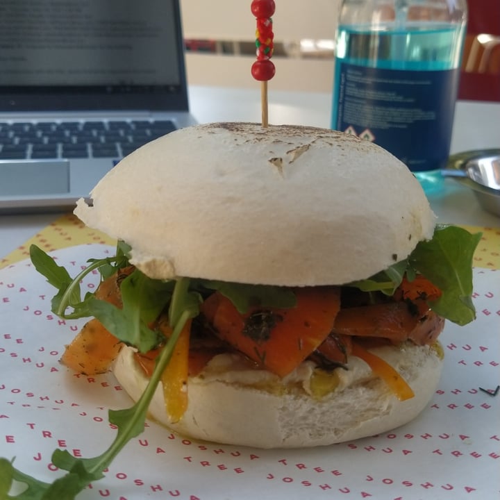 photo of Joshua Tree Cafe Bao salmon & cream cheese Vegan shared by @vegsupergirl on  23 Jun 2022 - review