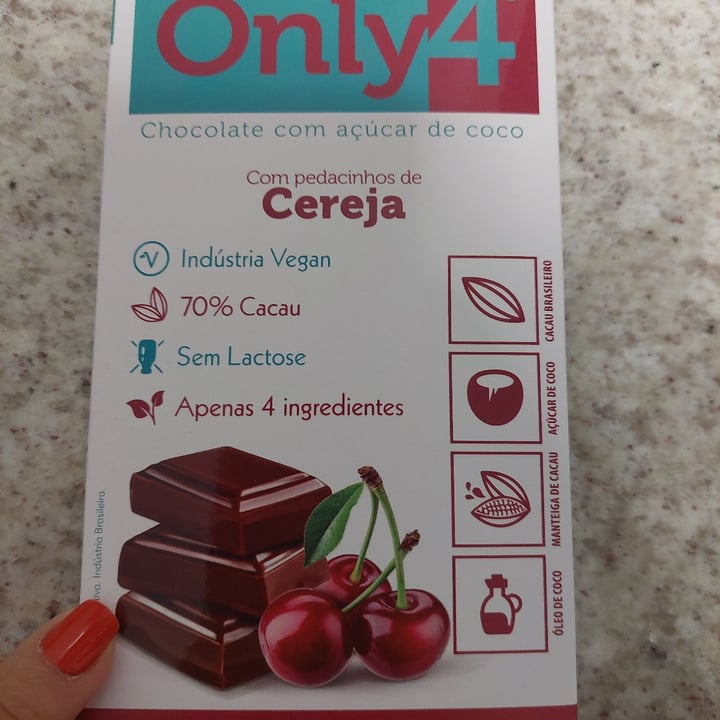 photo of Only4 Chocolate Vegano shared by @carlaasoares on  25 Aug 2022 - review