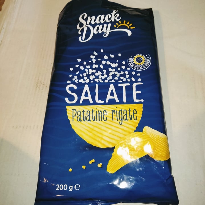 photo of Snack Day Salate patatine rigate shared by @papillondelacroix on  05 Apr 2022 - review