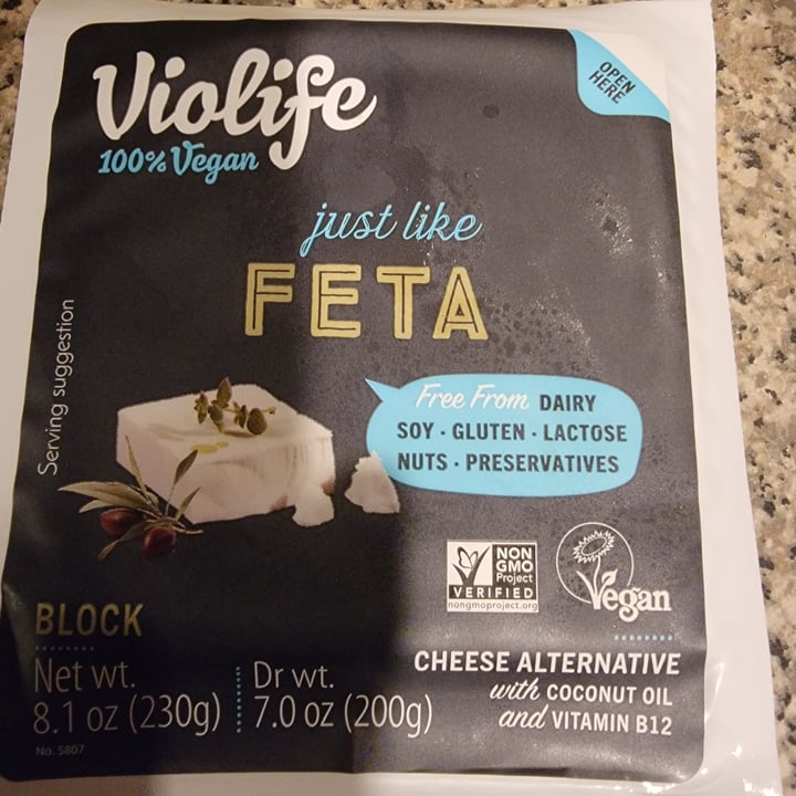 photo of Violife Feta Block - Greek White shared by @cbluescat on  01 Jun 2022 - review