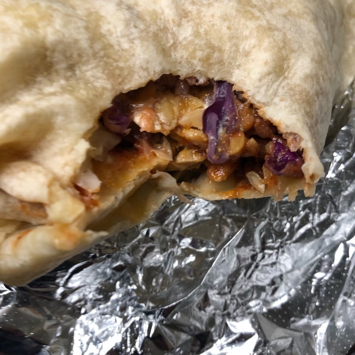 photo of Peace Cafe BBQ Tempeh Burrito shared by @raatz on  31 Mar 2022 - review