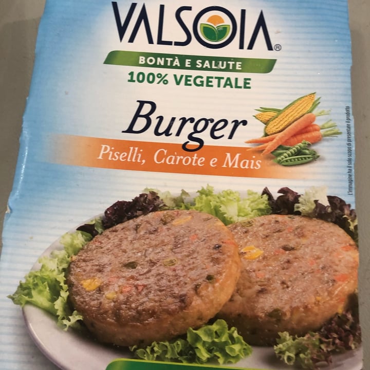 photo of Valsoia Burger Piselli, carote e mais shared by @greya on  30 Jun 2022 - review