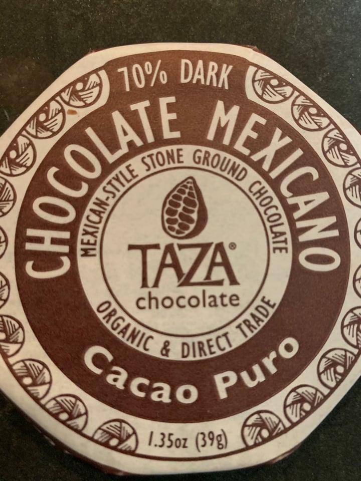 photo of Taza Chocolate Cacao Puro shared by @laylagordon on  13 Oct 2019 - review