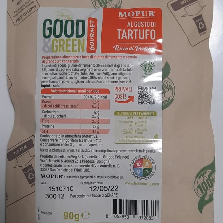 photo of Felsineo Veg Mopur Al Gusto Di Tartufo shared by @acilegna on  20 Apr 2022 - review