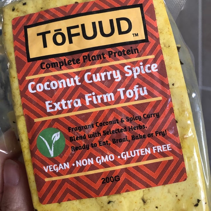 review photo of TōFUUD Coconut Curry Spice Extra Firm Tofu shared by @tarz on 30 Oct 2020 - review