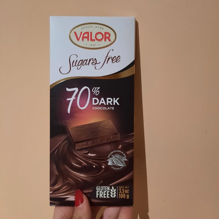 photo of Valor 70% Chocolate Negro Sin Azucar shared by @vegaly on  02 Nov 2021 - review