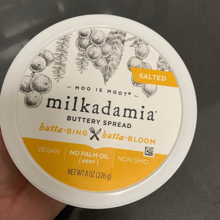 photo of Milkadamia Milkadamia Buttery Spread Salted shared by @michellebaena on  20 Aug 2020 - review