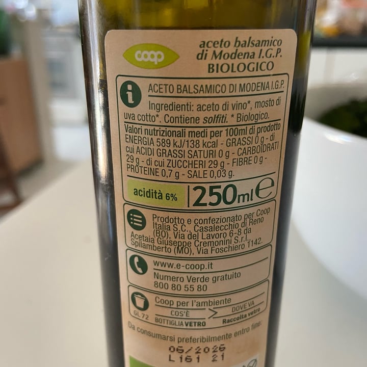 photo of Vivi Verde Coop Aceto Balsamico shared by @brvvvna on  26 Mar 2022 - review