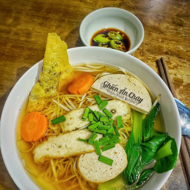 photo of Quán Chay Tâm Đức 3 Wonton noodle shared by @gac-veganfoodreview on  01 Apr 2022 - review