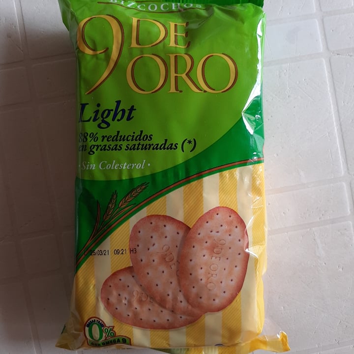 photo of Molino Cañuelas Bizcochos 9 De Oro Light shared by @ivibartlett on  04 Jan 2021 - review