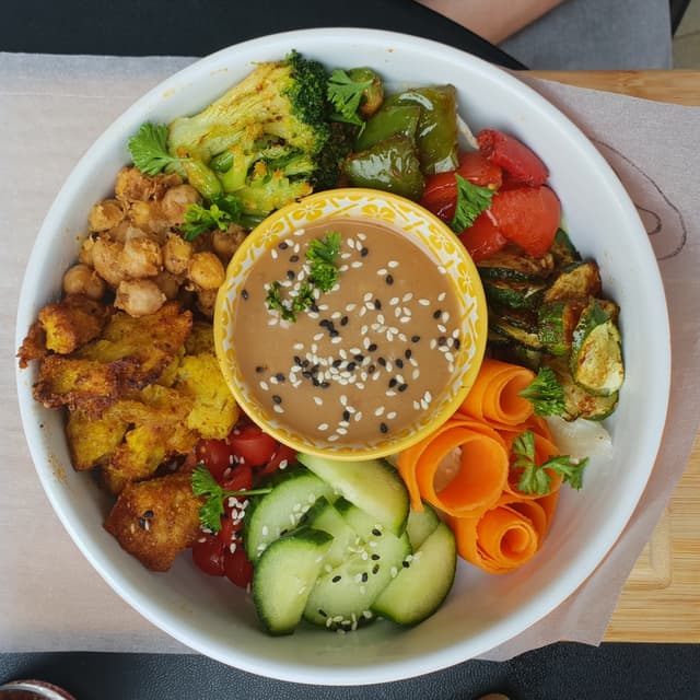 Photo of the dish “Buddha Bowl (with Seasoned Chickn)”