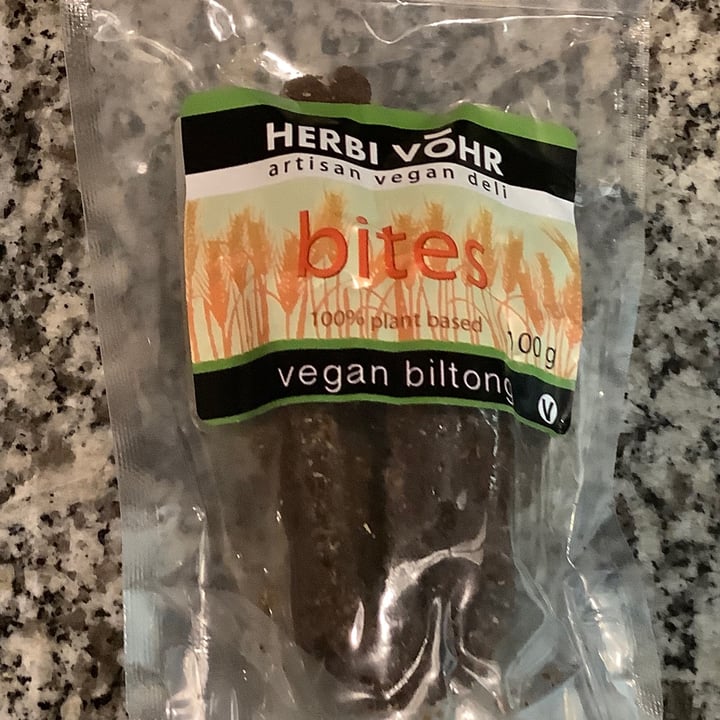 photo of HERBI VŌHR Biltong Bites shared by @josiejozi on  05 Aug 2020 - review