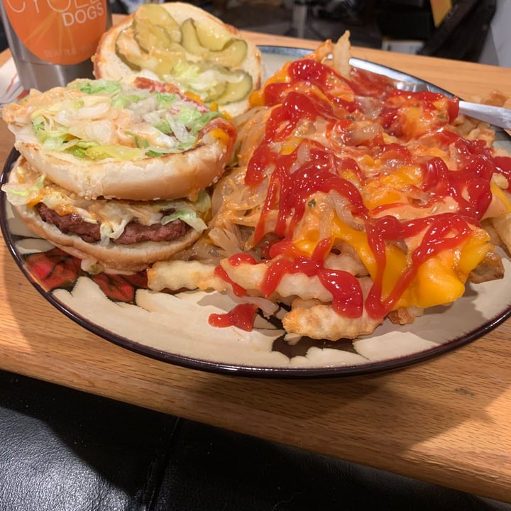 photo of Cycle Dogs “Animal” fries shared by @bradleycfox on  29 Apr 2020 - review