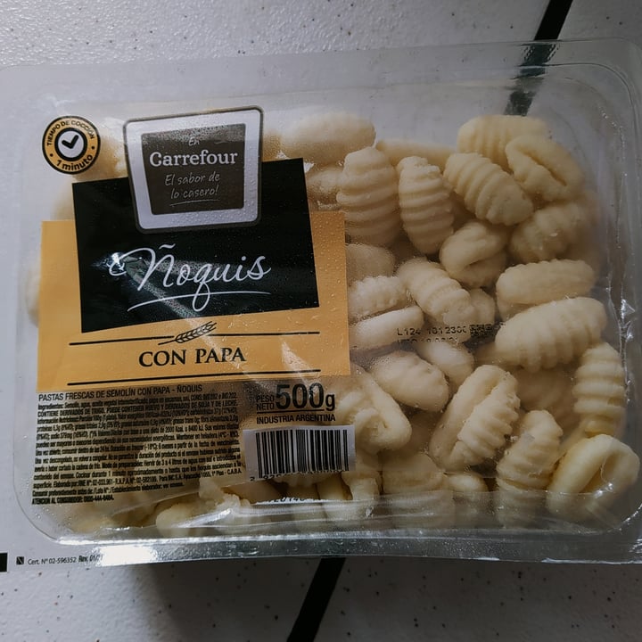 photo of Carrefour Ñoquis con papa shared by @arabellamar on  17 May 2021 - review