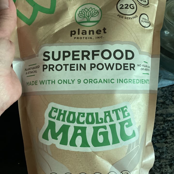 photo of Planet Protein Inc. Chocolate magic protein shake shared by @susancannon on  29 May 2022 - review