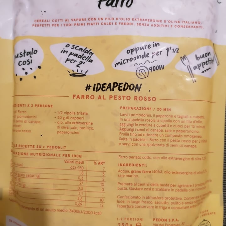 review photo of Pedon Farro Al Vapore shared by @cloddi on 05 Nov 2022 - review