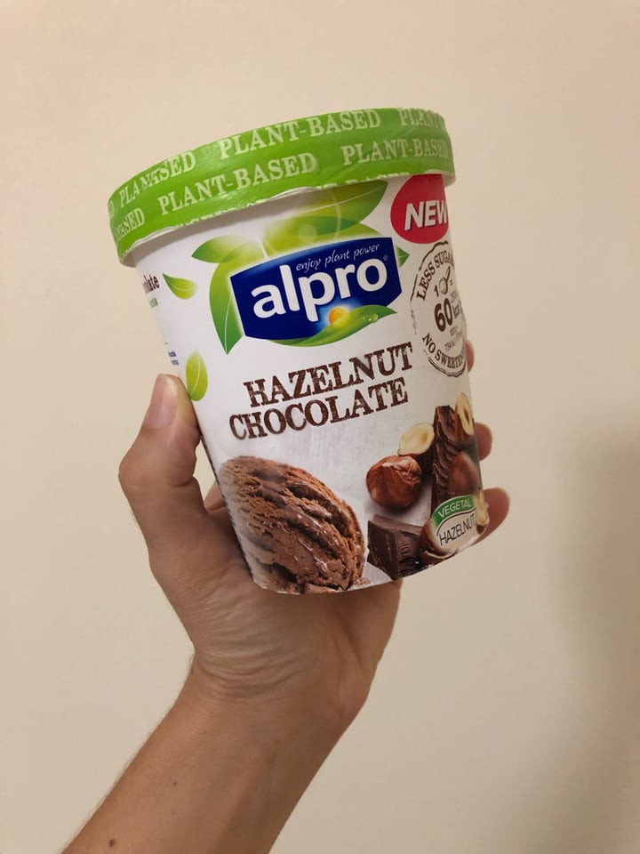 photo of Alpro Hazelnut Chocolate Ice Cream shared by @thefoodiecorner on  02 Jul 2019 - review