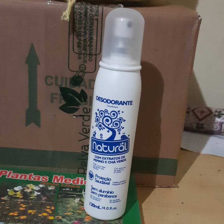 photo of Orgânico Natural Desodorante natural com extratos de pepino e chá verde shared by @barbborges on  08 Jul 2022 - review