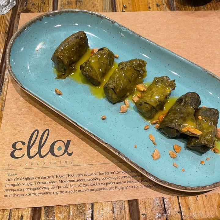 photo of Ella Greek Cooking Dolmas shared by @passportvegan on  30 Sep 2021 - review