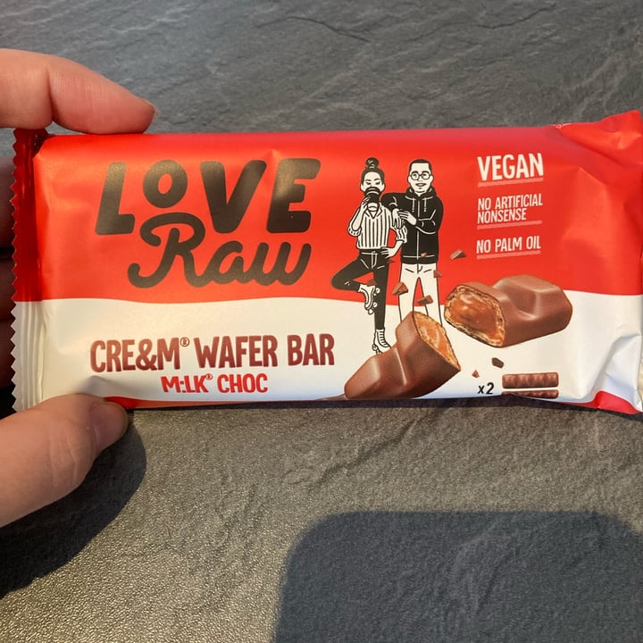 photo of LoveRaw Cre&m Filled Wafer Bars shared by @micheladg on  08 May 2022 - review