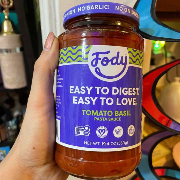 photo of Fody Tomato Basil Pasta Sauce shared by @vivalaviolet on  02 Aug 2022 - review