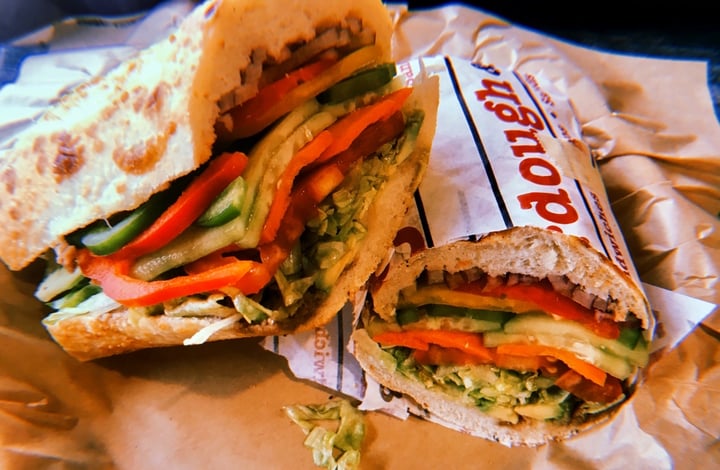 photo of Sourdough & Co. Vegetable Sandwich shared by @betterbarefoot on  03 Jan 2020 - review