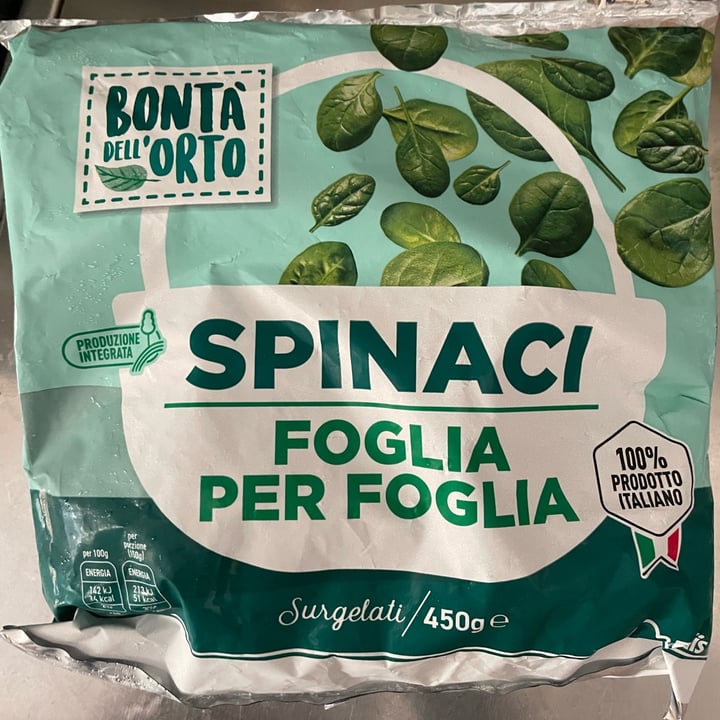 photo of Bontà dell'Orto spinaci foglia per foglia shared by @bhcec on  11 Oct 2022 - review