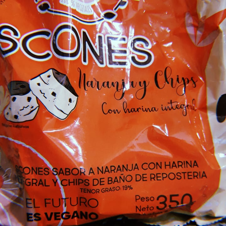 photo of Un Rincón Vegano Scones De Naranja Con Chips De Chocolate shared by @nanicuadern on  23 Aug 2022 - review