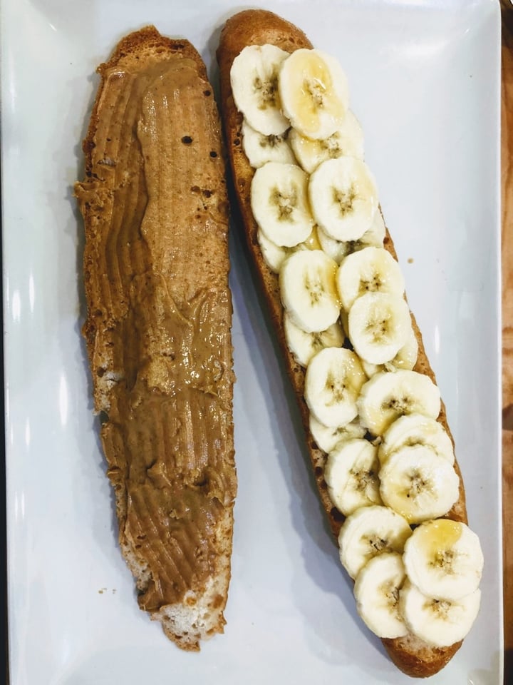 photo of Cocome Tostada Sin Gluten Cacahuete, Banana shared by @pokarmlove on  14 Jan 2020 - review