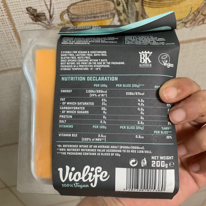 photo of Violife Cheddar Slices shared by @avegangirl on  13 Aug 2021 - review