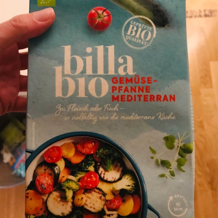 photo of billa bio Gemüsepfanne mediterran shared by @deniz on  30 Jul 2021 - review