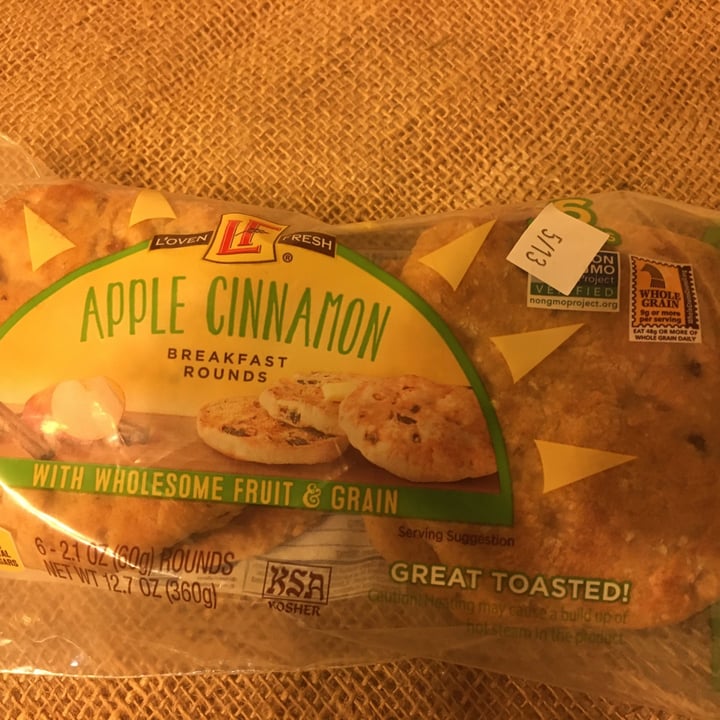 photo of L’oven Fresh Apple Cinnamon Biscuit Rounds shared by @cuddles on  28 May 2020 - review