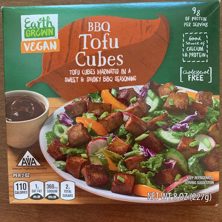 review photo of Earth Grown BBQ Tofu Cubes shared by @inkymycat on 05 Sep 2021 - review
