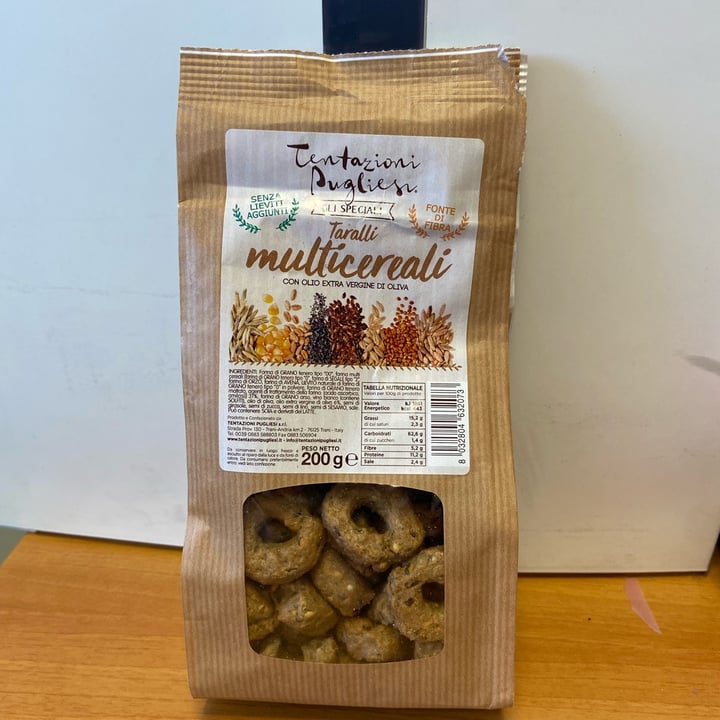 review photo of Tentazioni pugliesi Taralli Multicereali Bio All’olio Di Oliva shared by @cecinscatola on 28 Apr 2022 - review