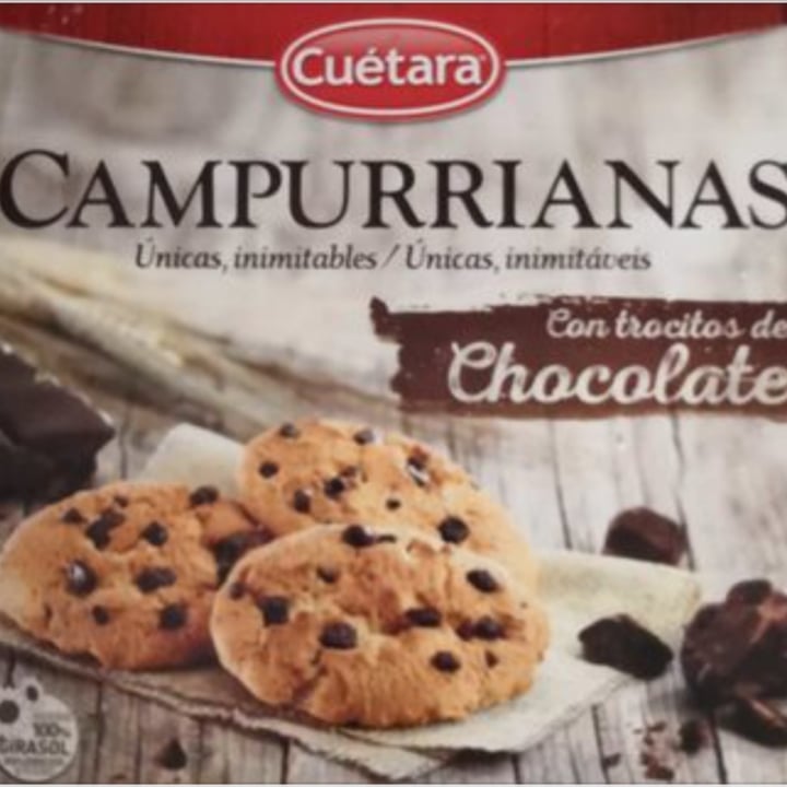 photo of Cuétara Campurrianas con trocitos de chocolate shared by @lispm on  25 Oct 2020 - review