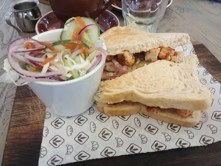 photo of Knead Bakery Vegan Tunisian Chicken mayo sandwich shared by @gracec on  23 Oct 2019 - review
