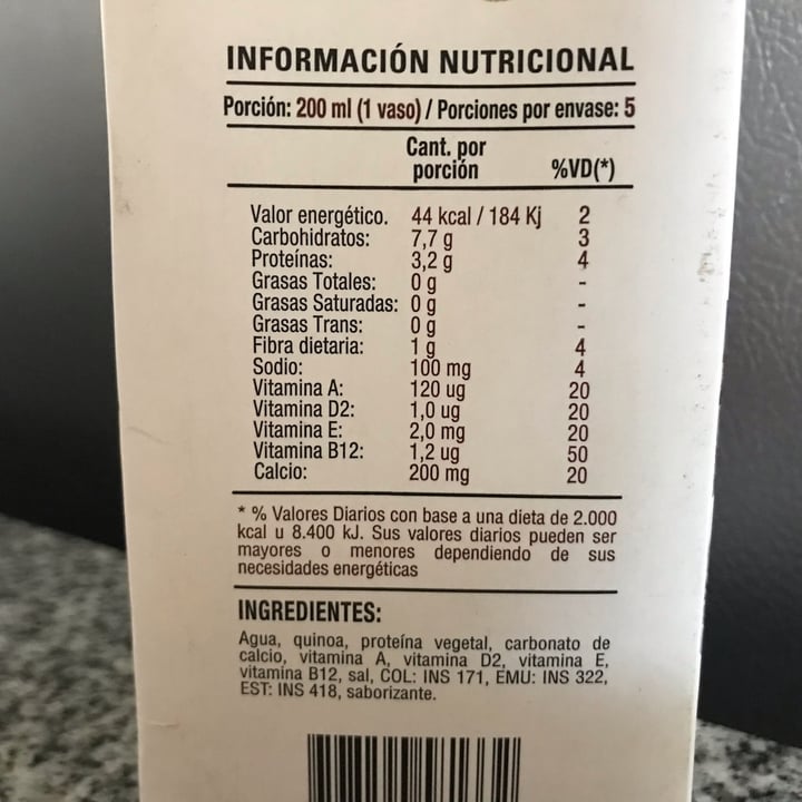 photo of Biba Leche de quinoa shared by @hipernova on  12 Dec 2021 - review