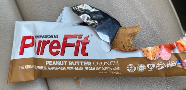photo of Purefit Purefit peanut butter crunch shared by @veggieburger on  15 Mar 2020 - review
