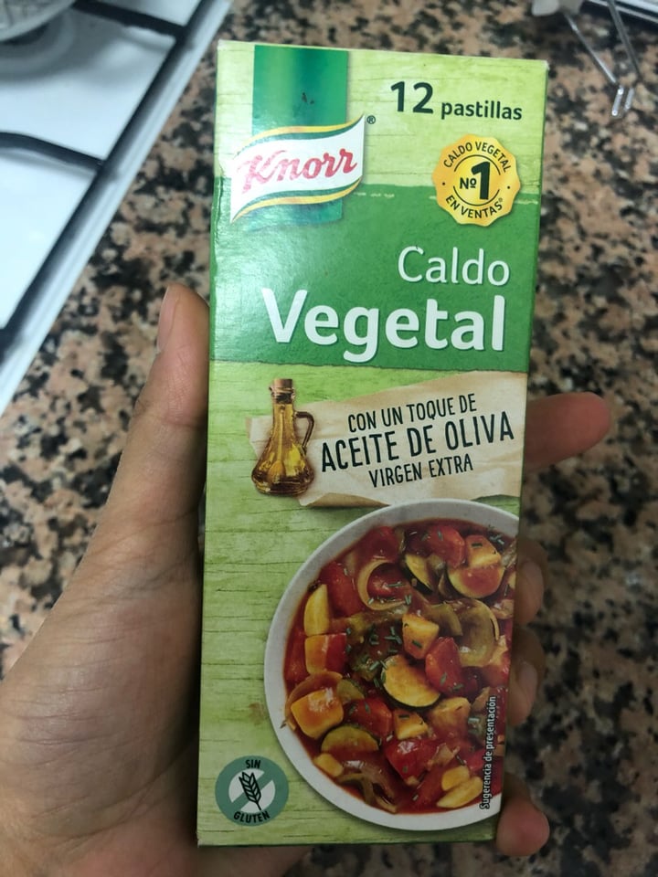photo of Knorr Caldo vegetal vegano knorr shared by @gicles on  29 Jul 2019 - review