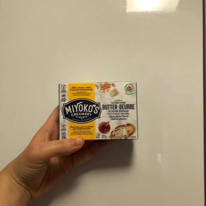 photo of Miyoko's Creamery European Style Cultured Vegan Butter Hint of Sea Salt shared by @colphax on  18 Jan 2022 - review