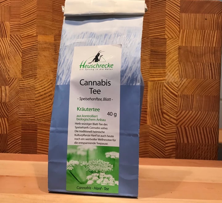 photo of Heuschrecke Cannabis Tee shared by @traktorrudi on  01 May 2020 - review