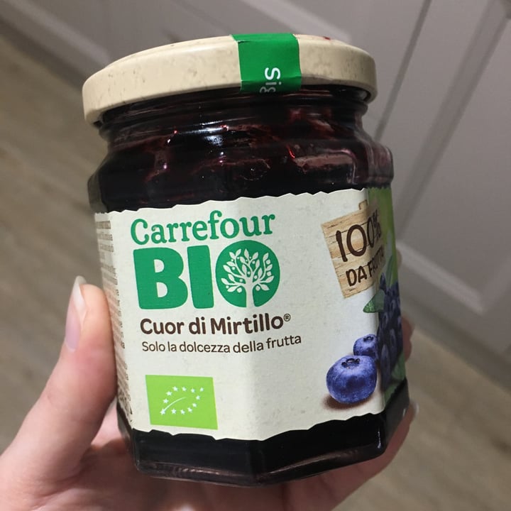 review photo of Carrefour Bio Marmellata cuor di mirtillo shared by @direiellie on 05 Jan 2022 - review